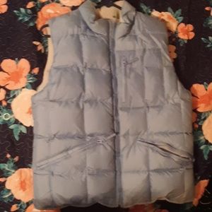 Blue bubble vest old navy